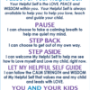 “Parents Can Pause” Card – 25 pocket-sized Pause cards FREE! $5.00 charge for packaging and postage. - Image 2