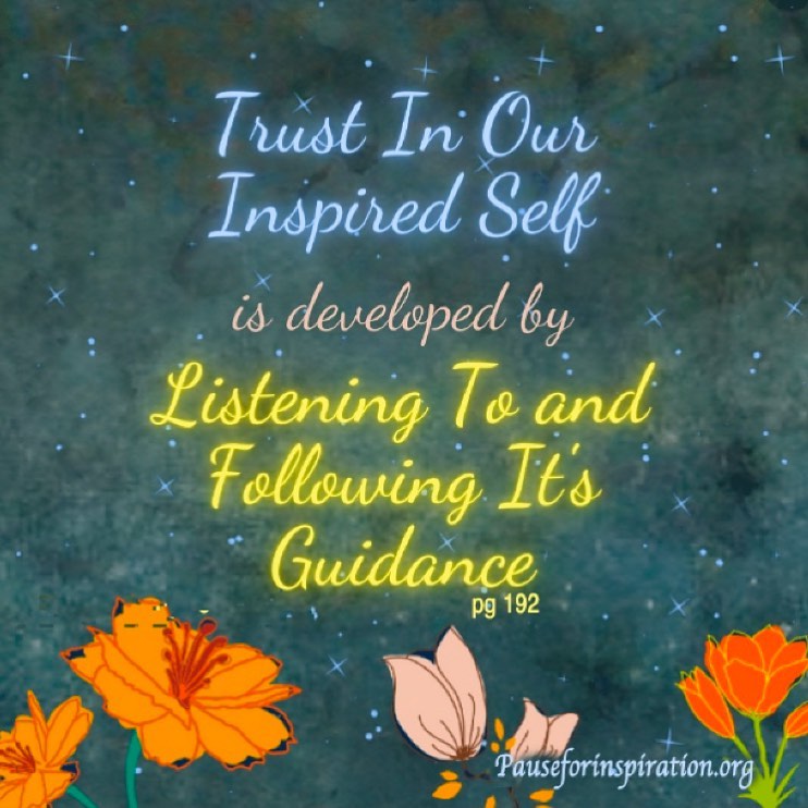 trust in our inspired self